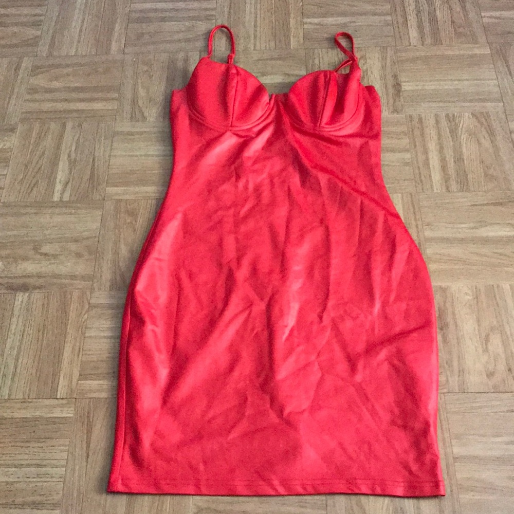 Sexy red dress